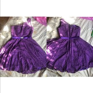 Purple Homecoming Dress